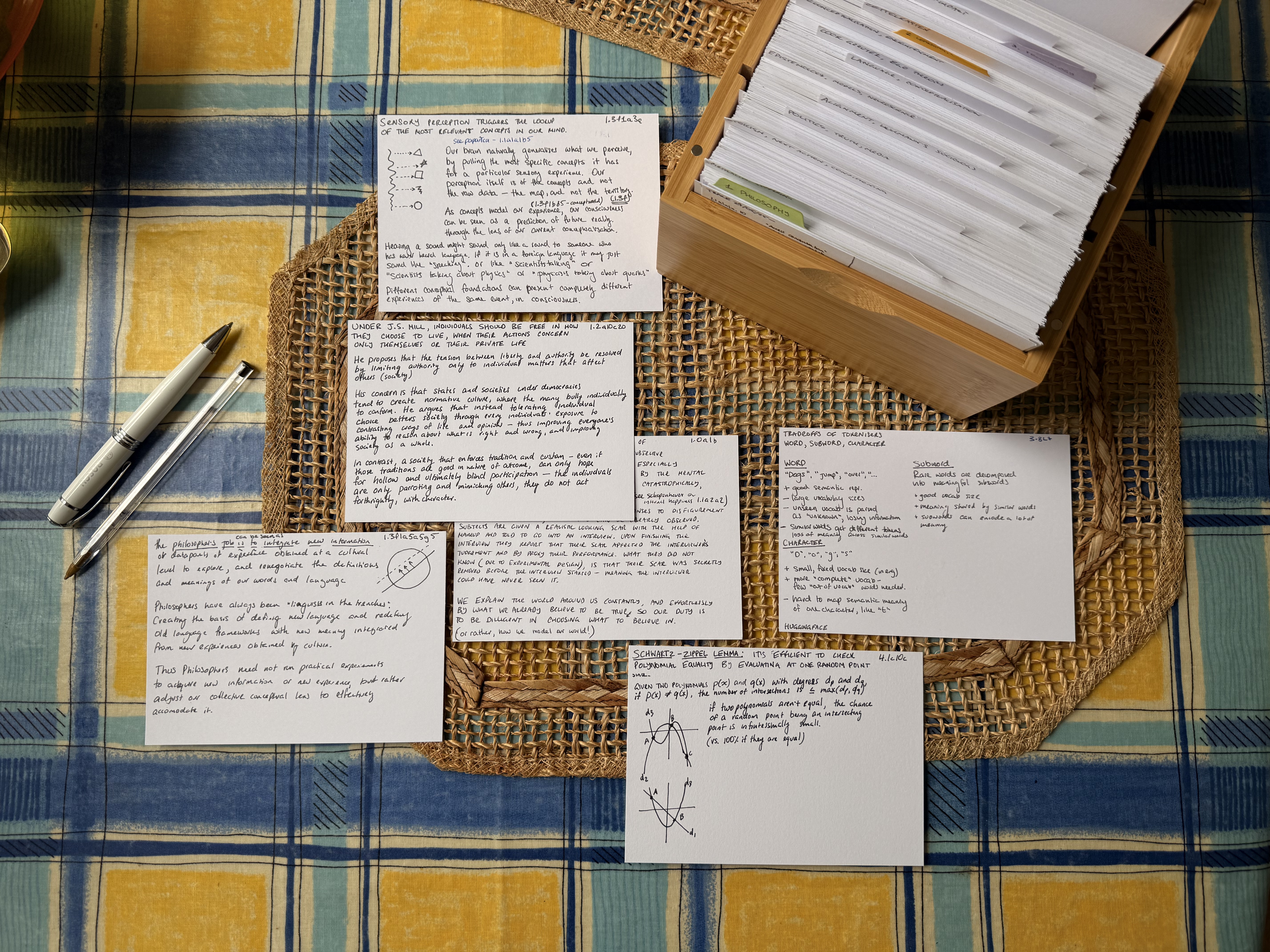 Example cards